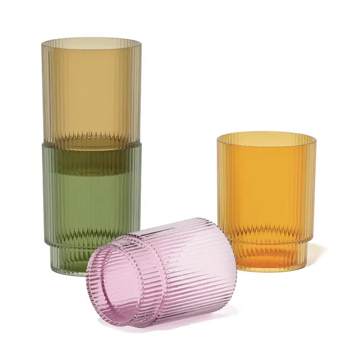 Tossware, Reserve 12oz Fluted Tumbler Set
