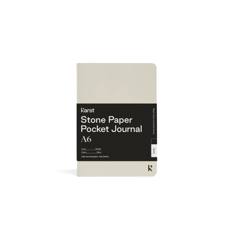 Blank A6 Pocket Journal - Stone