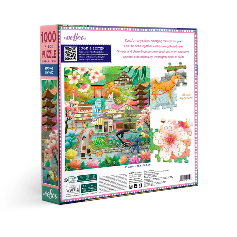 Seasons in Kyoto 1000 Piece Puzzle