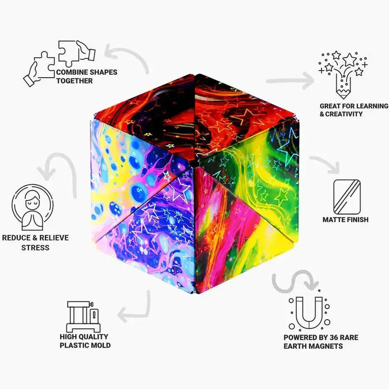 Shashibo: Magnetic Puzzle Holographic 2.0 Series - Cosmos