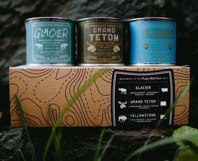 National Parks of the Northern Rockies Mini Candle Gift Set