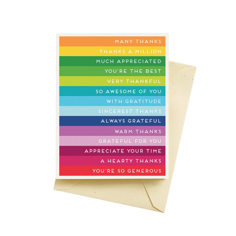 Thank You Stripes Card