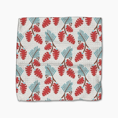 Winter Holly Dishcloth