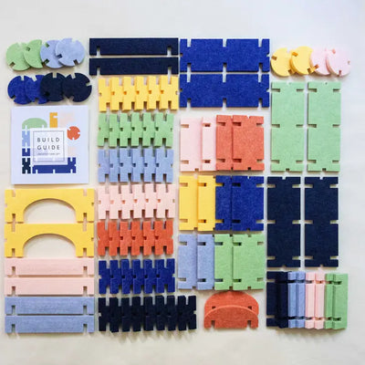 Interlocking Felt Blocks, Architectural Set