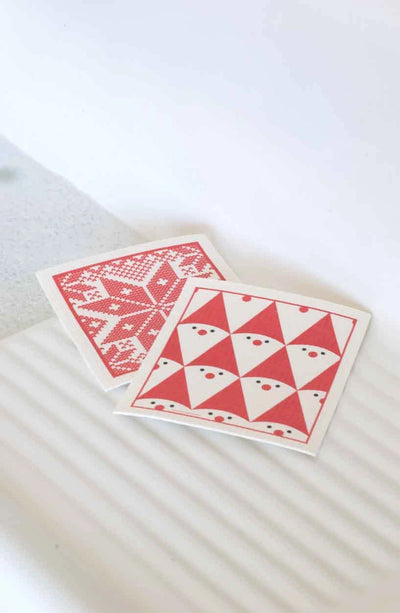 Swedish Dish Cloth - Mid Century Blossoms