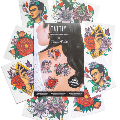 Frida Kahlo Tattoo Set
