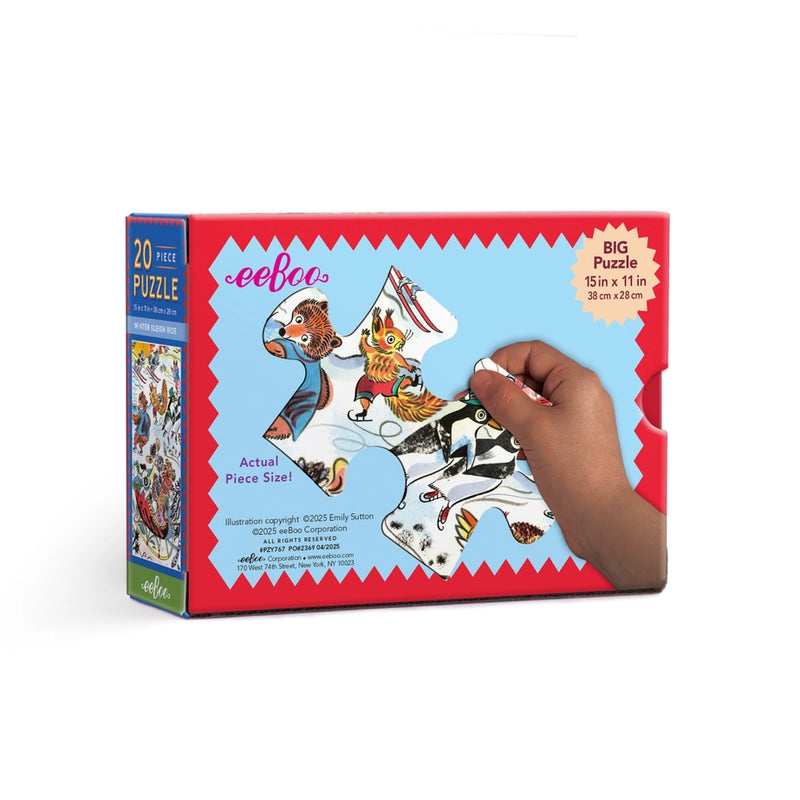 Winter Sleigh Ride 20 Piece Puzzle
