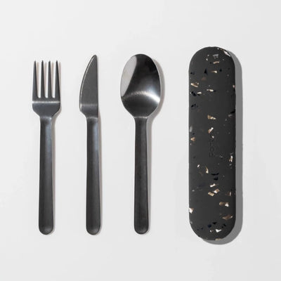 Reusable Utensil Set with Silicone Case