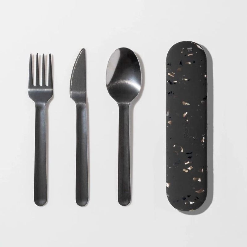 Reusable Utensil Set with Silicone Case