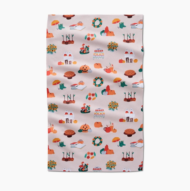 Fall Favorites Kitchen Tea Towel
