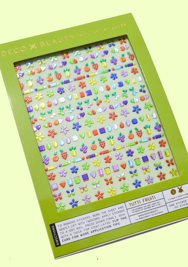 Nail Art Stickers, Tutti Fruiti