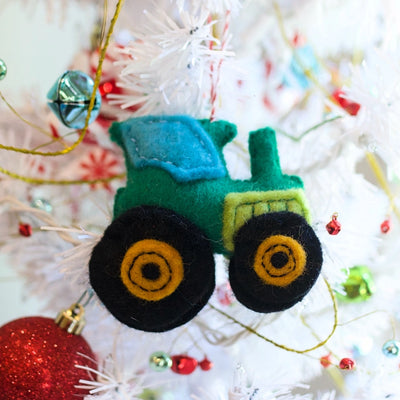 Vehicles Wool Christmas Ornament