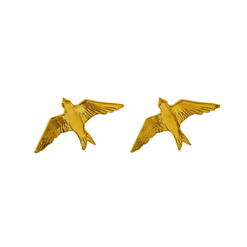 Flying Swallow Earrings by Alex Monroe Jewelry