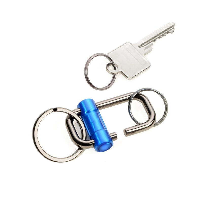 Troika 2-Way Quick Release Keychain in Blue