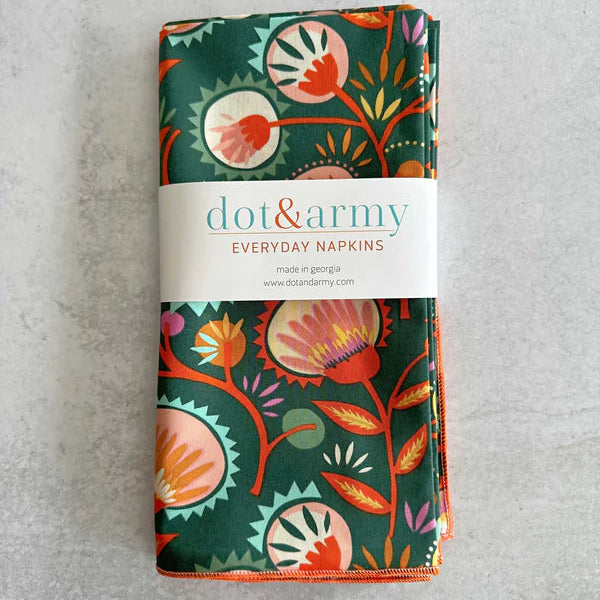 Desert Bloom Cloth Napkins, Set of 4