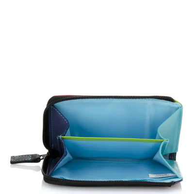 Zip Purse and ID Holder in Black Pace