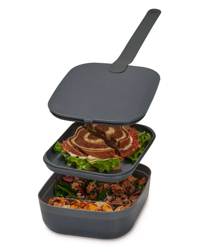 W & P, Porter Lunch Box Bento Style, Charcoal