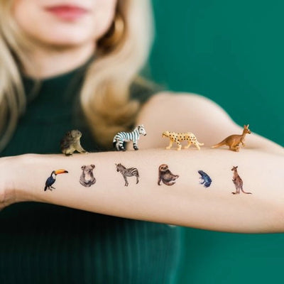 Mini Animal Kingdom Tattoo Set