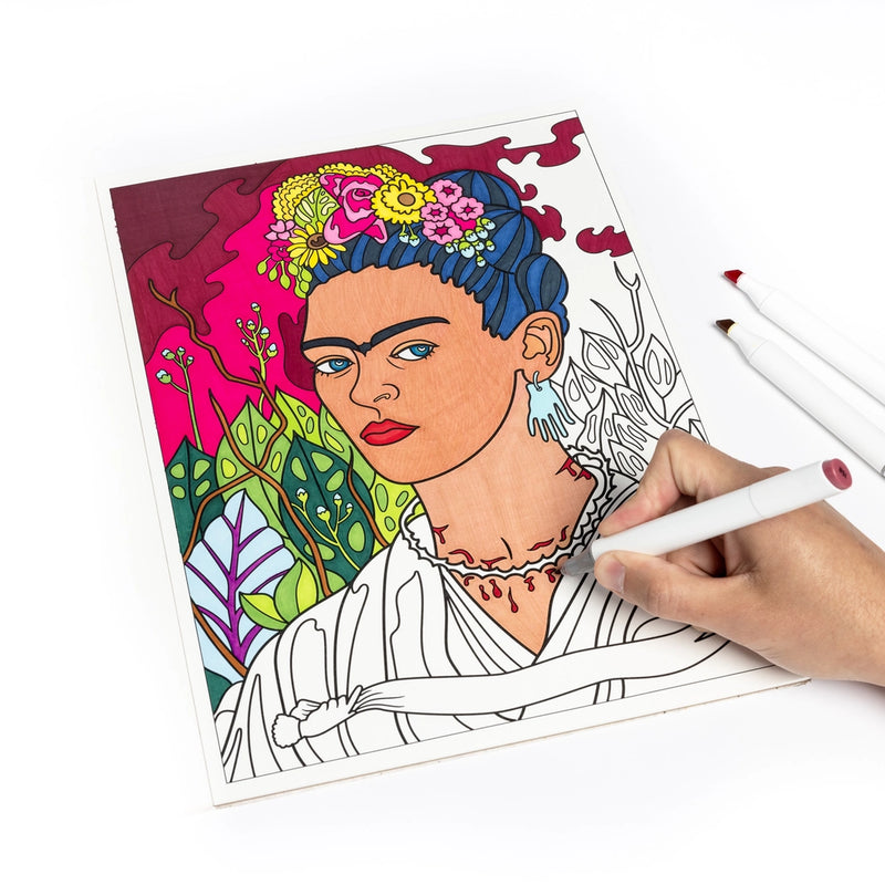 Coloring Book: Frida Kahlo