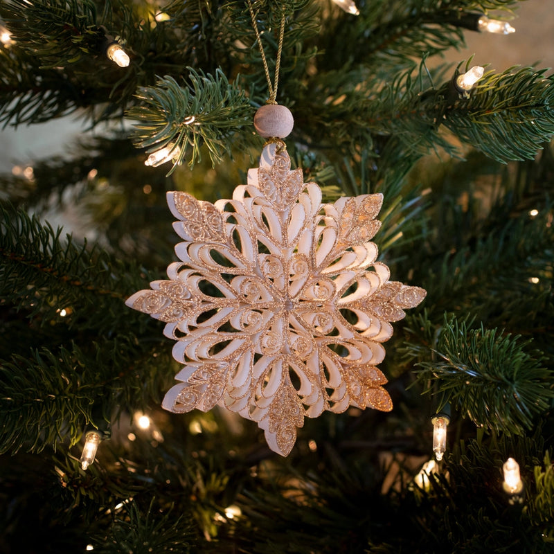 Quilling Snowflake "Frostine" Gold