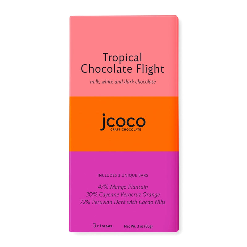 Tropical Tasting Flight Chocolate Bar 3 oz