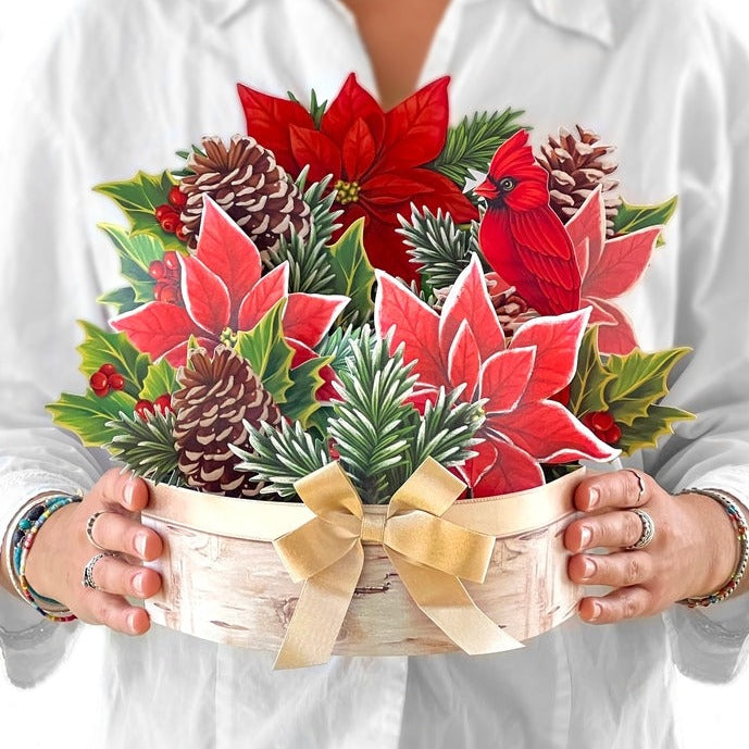 Fresh Cut Paper, Birch Poinsettia