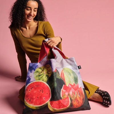 Frida Kahlo, Viva La Vida, Watermelons Recycled Bag