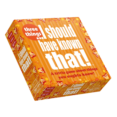 ... I Should Have Known That! Trivia Game, Three Things