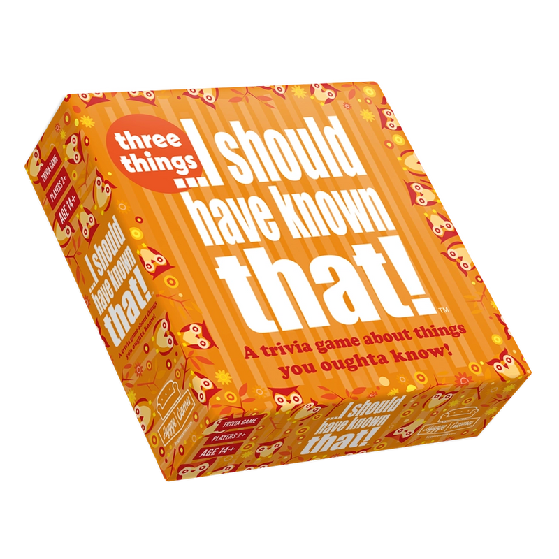 ... I Should Have Known That! Trivia Game, Three Things