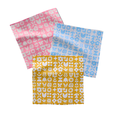 Scandi Spring Dishcloth Set