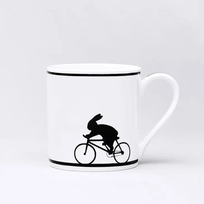 Cycling Rabbit Mug