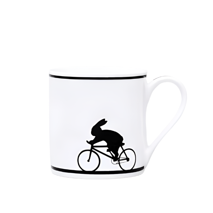 Cycling Rabbit Mug