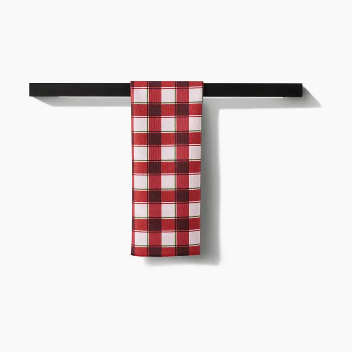 Jingle Plaid Tea Towel