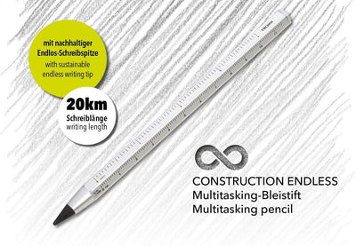 Troika Multi-Tasking Construction Endless Pencil