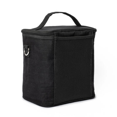 SoYoung, Black Linen Lunch Poche