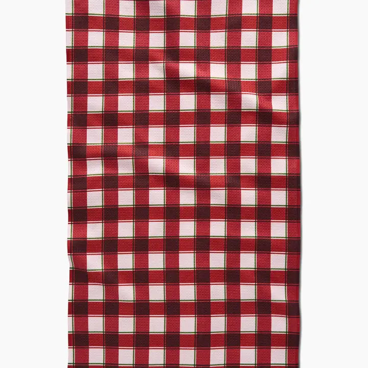 Jingle Plaid Tea Towel