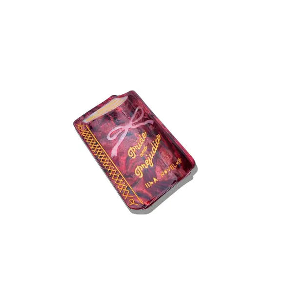 Hand-Painted Mini Pride & Prejudice Book Claw Clip