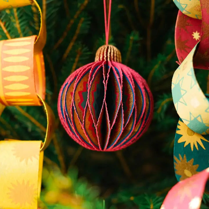 Pink Bauble Honeycomb
