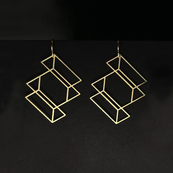 Three Planes Earrings