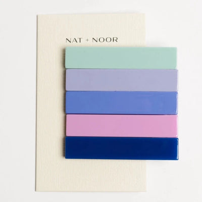 Nat + Noor, Flora Barrette Set in Mulberry