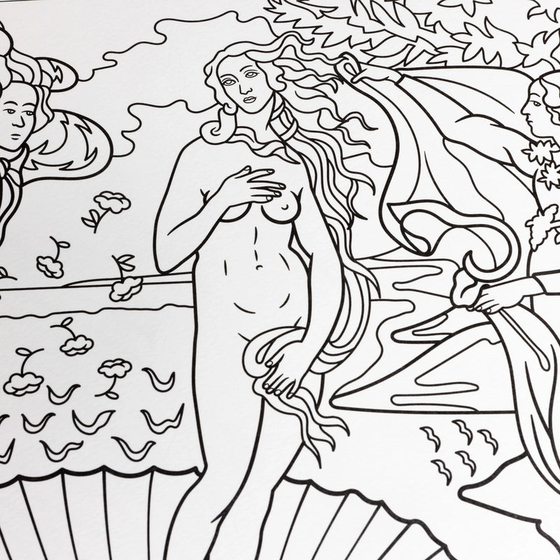 Coloring Book: Masterpieces