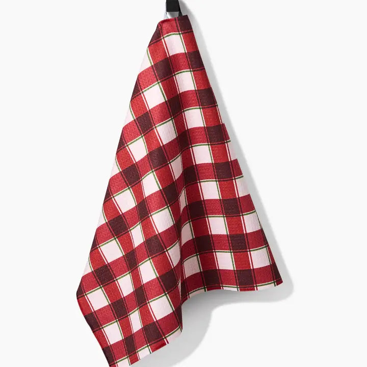 Jingle Plaid Tea Towel
