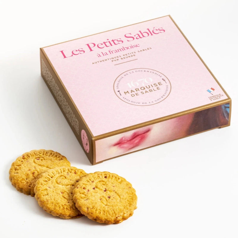 Raspberry Shortbread Cookies Box