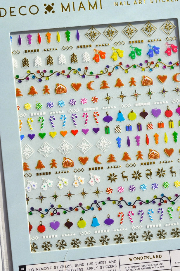 Nail Art Stickers, Wonderland / Holiday