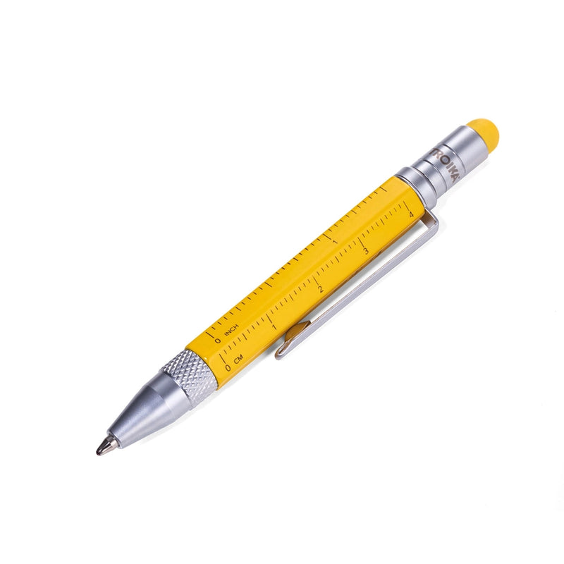 Troika Construction Lilipad & Liliput Notebook & Pen in Yellow