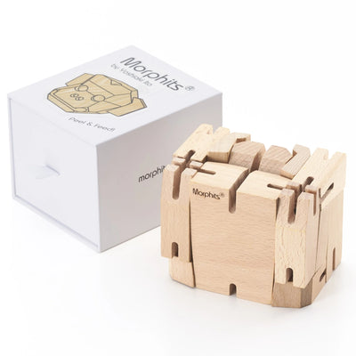 Morphits ® Monkey Wooden Toy: Poseab