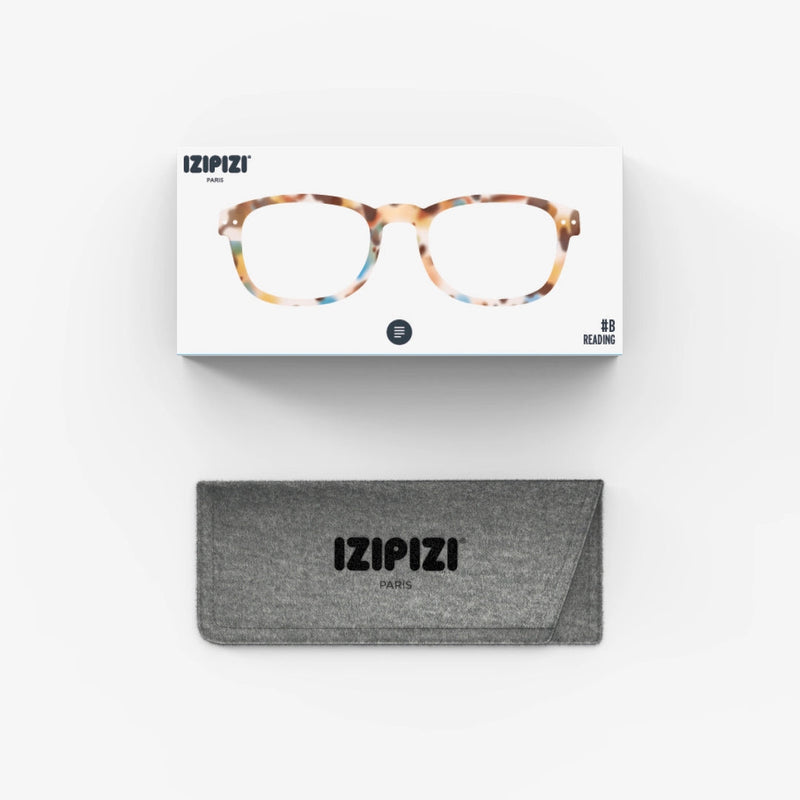 IZIPIZI, Blue Tortoise Reading Glasses 