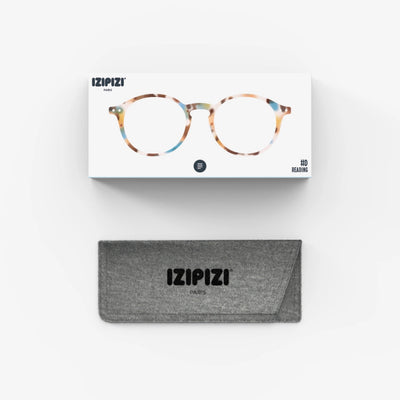 IZIPIZI, Blue Tortoise Reading Glasses #D