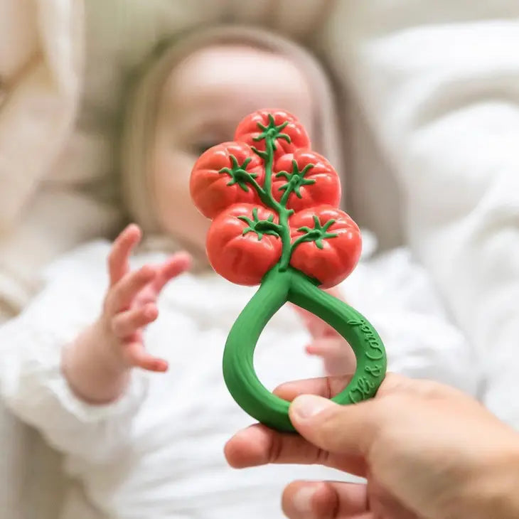 Tomato Rattle Teether