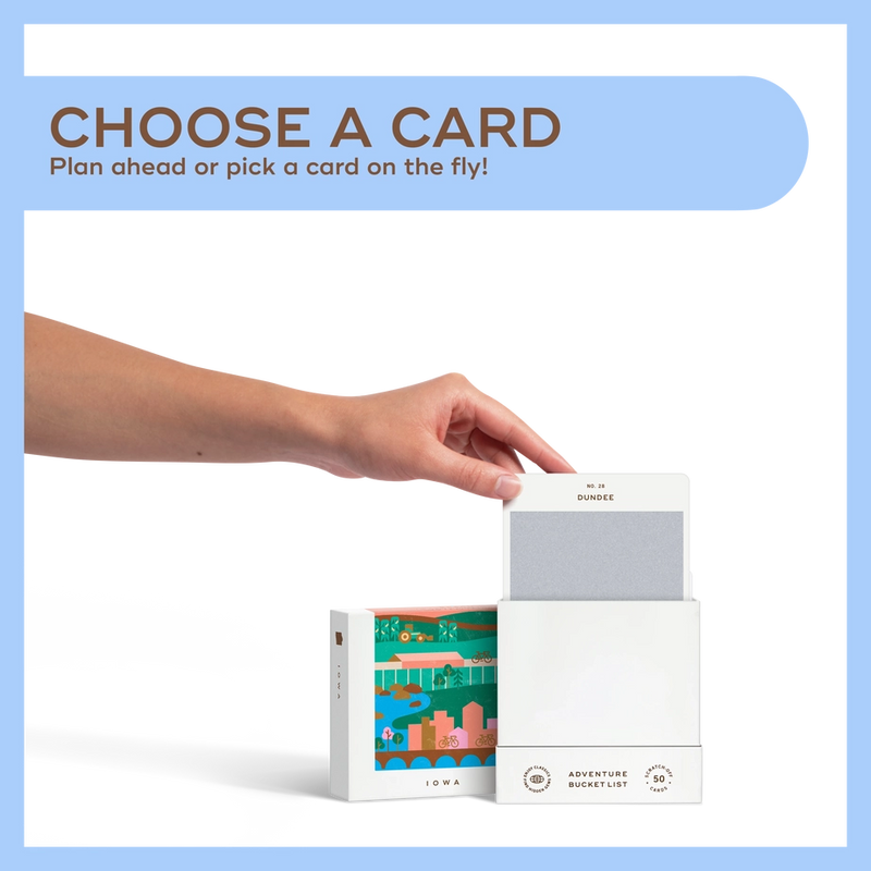 Iowa Adventure Bucket List Cards